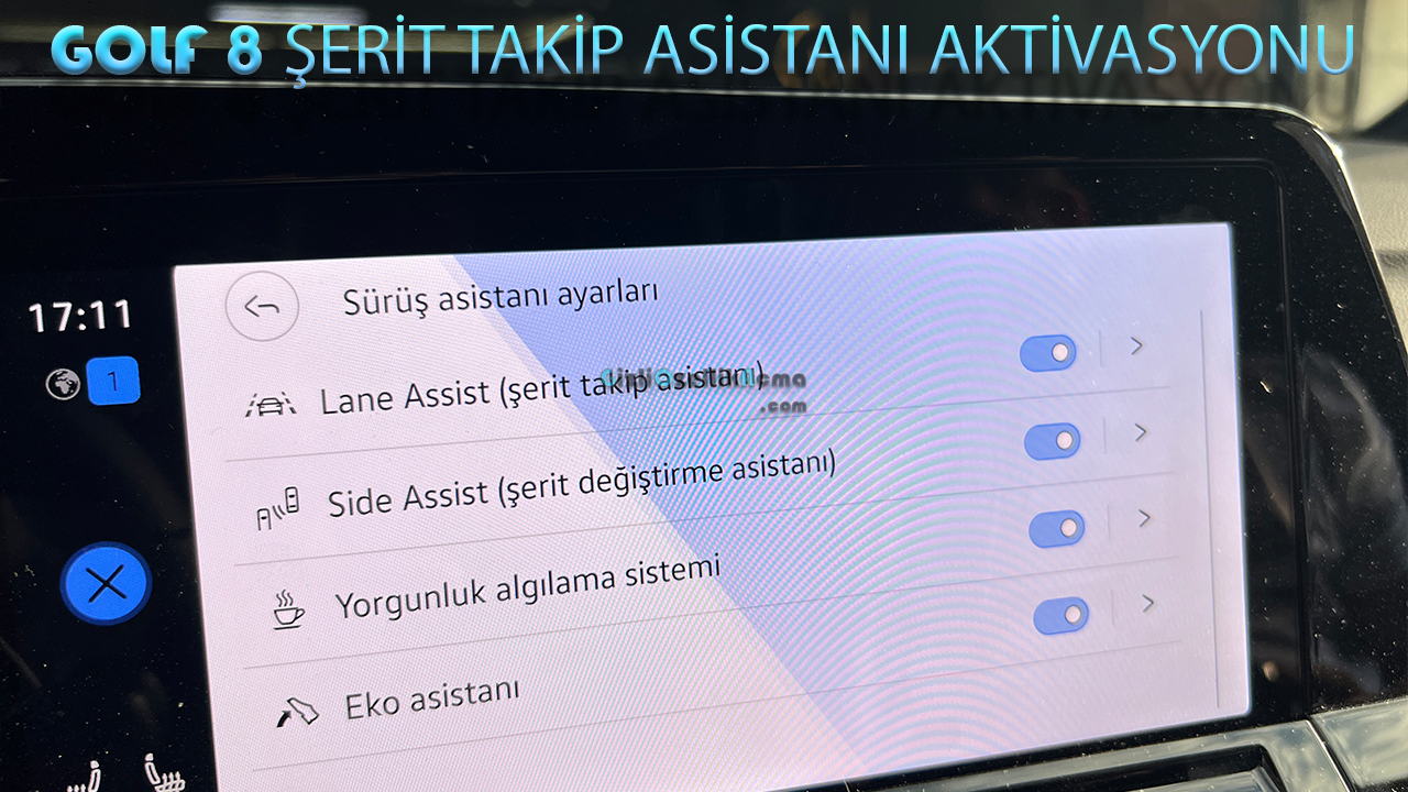 Lane Assist Activation Volkswagen Golf Gizli Zellik A Ma Vw