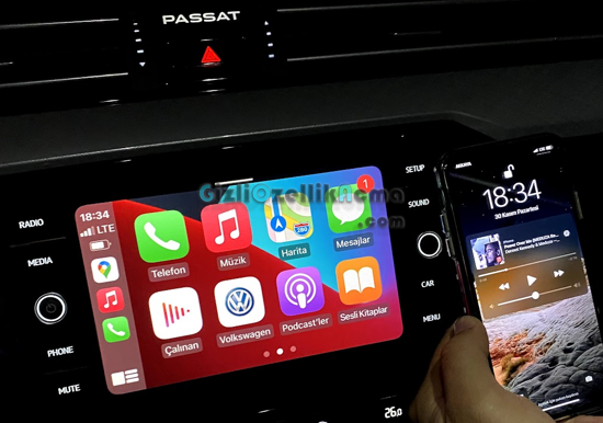 Volkswagen Passat B8.5 Kablosuz Apple CarPlay Aktivasyonu resmi