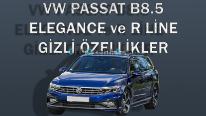 Gizli Özellikler - Volkswagen Passat B8.5 - Elegance , R Line ve Alltrack Paket (2019 - 2023) resmi